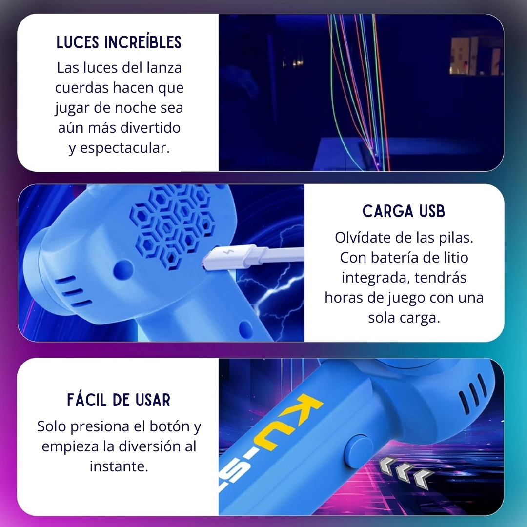 Miniatura 4 de JUGUETE LANZA CUERDA VOLADOR INTERACTIVO